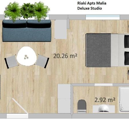 Riaki Apts 玛利亚 外观 照片