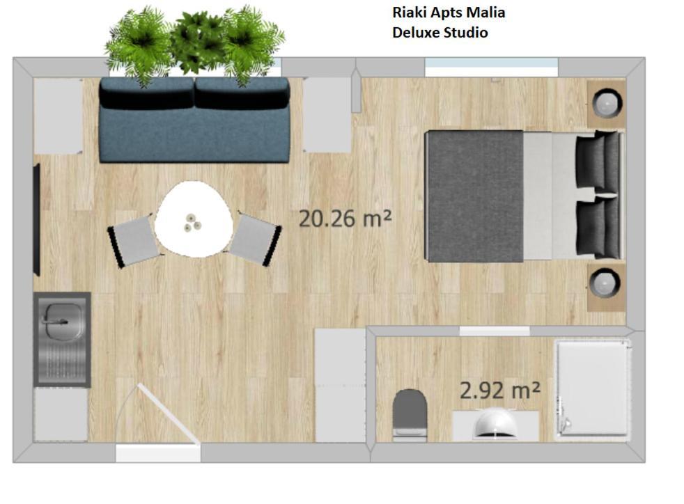 Riaki Apts 玛利亚 外观 照片